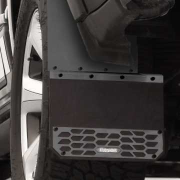 Picture of Putco 19-25 Chevrolet Silverado LD / GMC Sierra LD (Front) - Set of 2 Mud Skins - Solid Black
