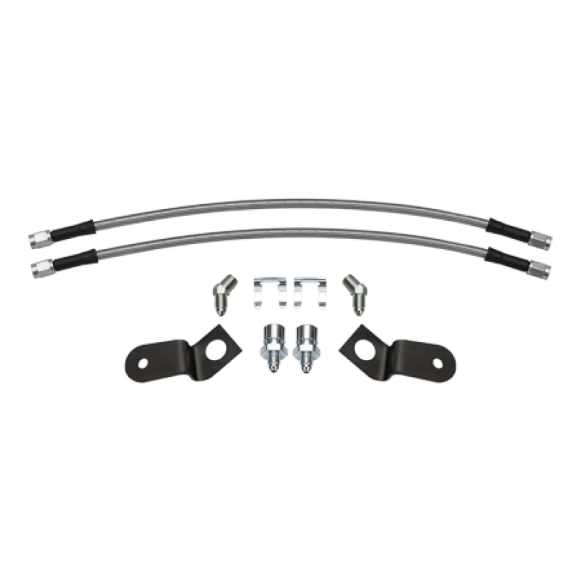 Picture of Wilwood 13-18 RAM 1500 4WD Braided Stainless Steel Flexline Hose Kit