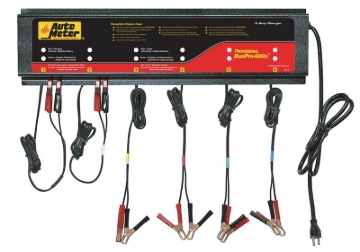 Picture of Autometer Lead & Clamp Assembly POS/NEG BVA-230 w/ Strain