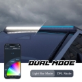 Picture of XK Glow Tesla Cybertruck XKmax 50in Roof LED Off-Road Light Bar w/ RGBW Chasing DRL & App Control