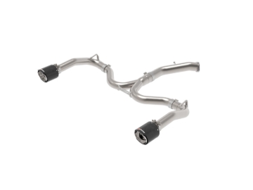 Picture of aFe Takeda 20-21 Kia Forte GT 1.6L (t) 3in to 2.5in SS Axle-Back Exhaust System w/ Carbon Fiber Tips