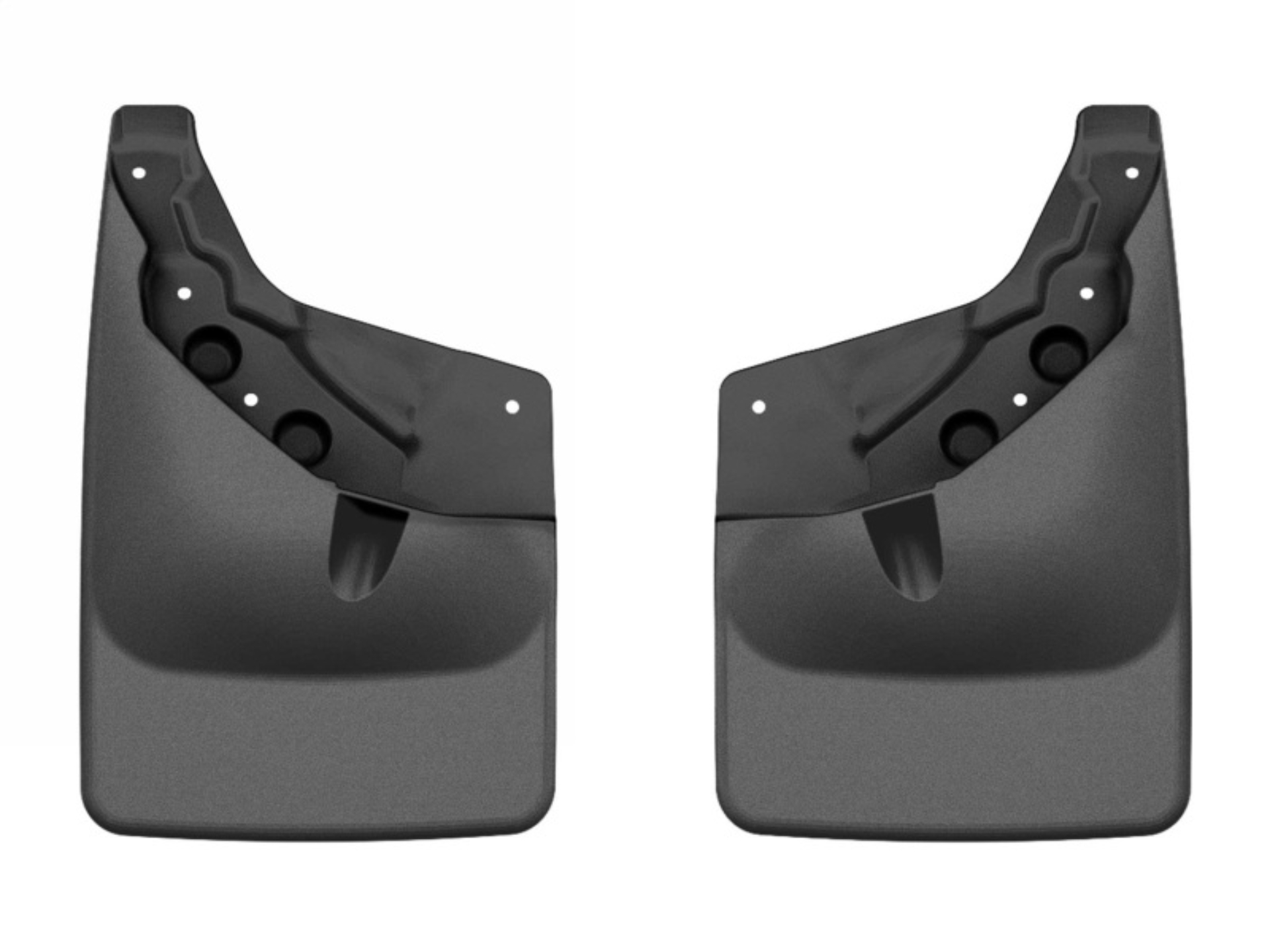 Picture of WeatherTech 24-25 Toyota Tacoma w/o Fender Flares Rear No Drill MudFlaps - Black