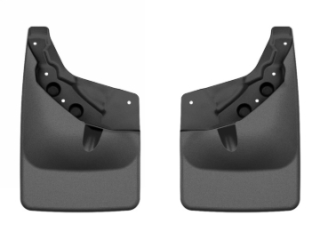 Picture of WeatherTech 24-25 Toyota Tacoma w/o Fender Flares Rear No Drill MudFlaps - Black