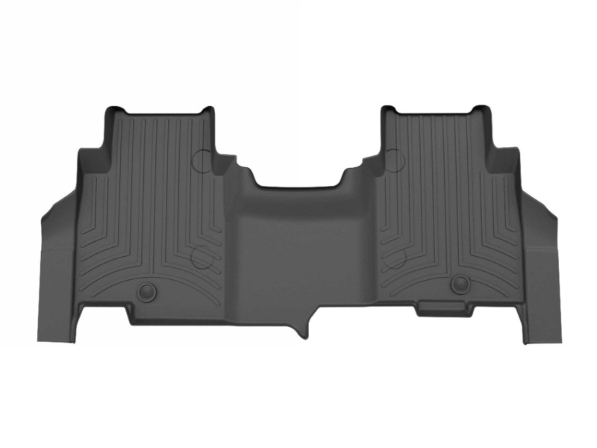 Picture of WeatherTech 2024 Chevrolet/GMC Silverado/Sierra EV w/Carpet Floor Rear FloorLiner - Black
