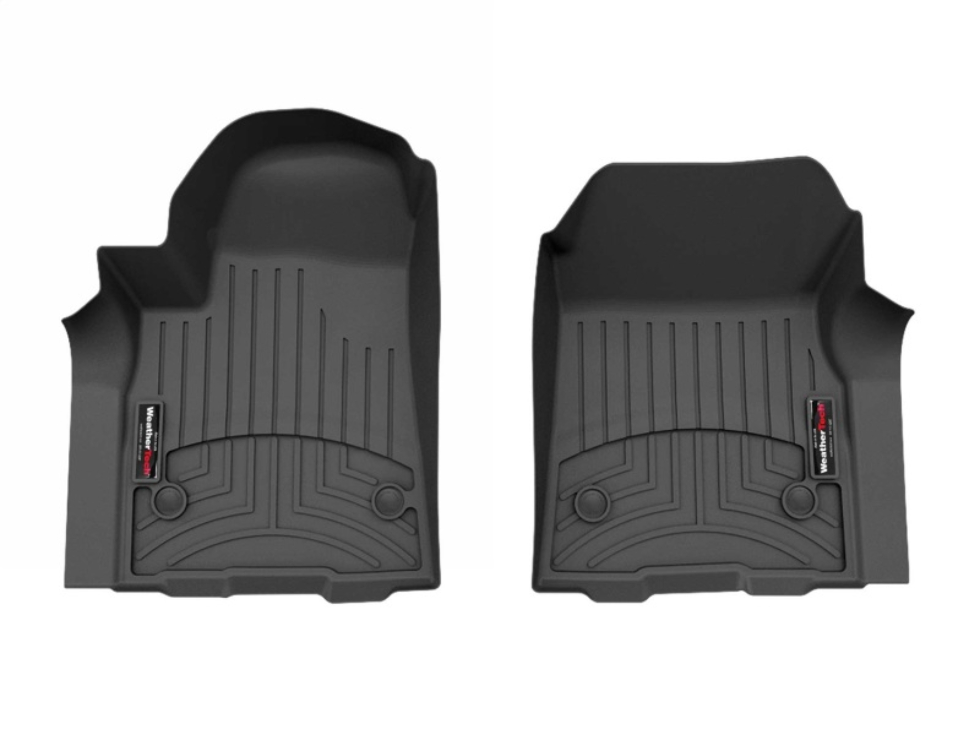 Picture of WeatherTech 2024 Chevrolet/GMC Silverado/Sierra EV w/Carpet Floor Front FloorLiner - Black
