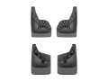 Picture of WeatherTech 24-25 Toyota Tacoma w/o Fender Flares Front & Rear No Drill MudFlaps - Black
