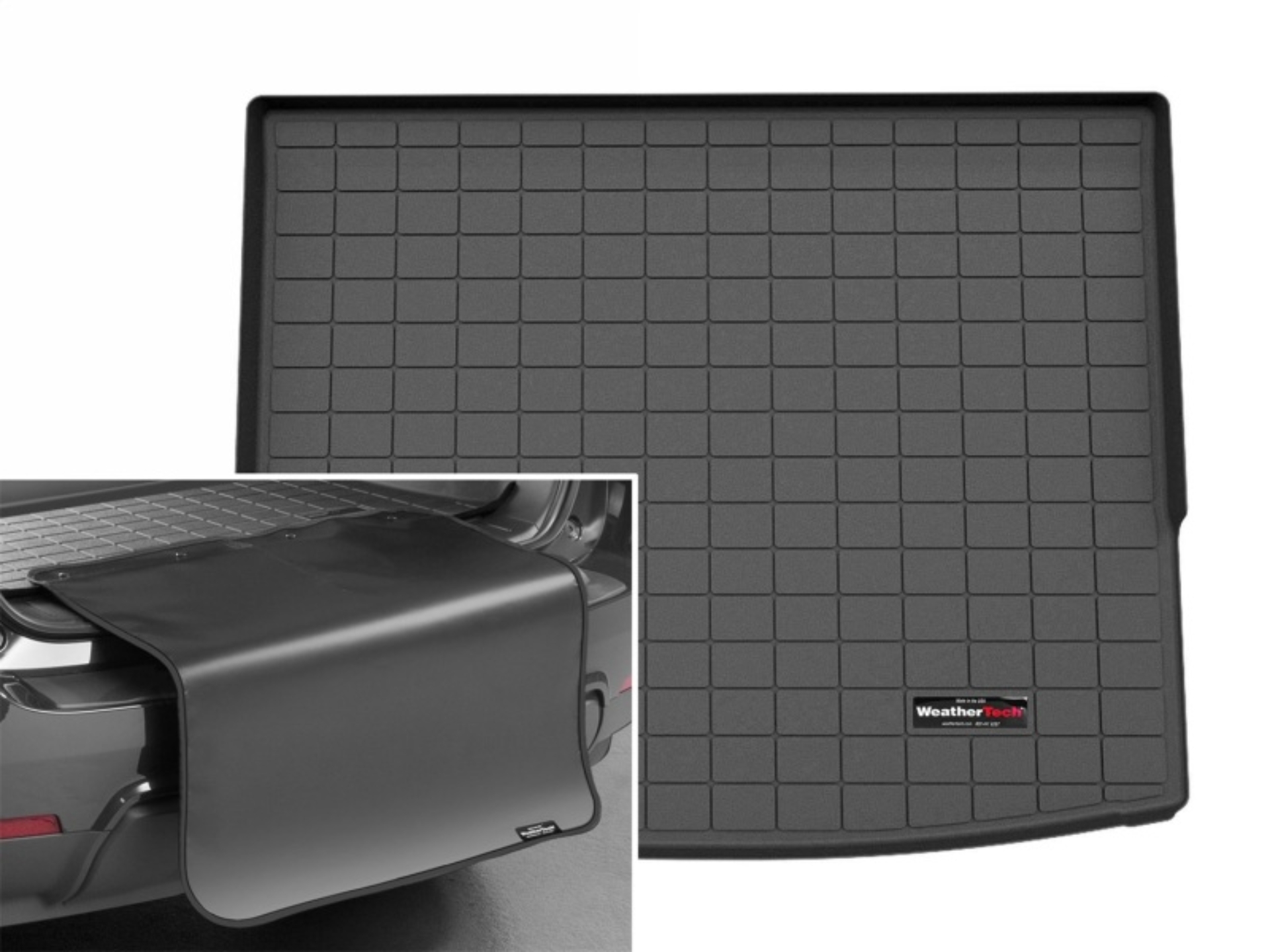 Picture of WeatherTech 2025 MINI Countryman (Incl. SE) Cargo Liner w/Bumper Protector - Black