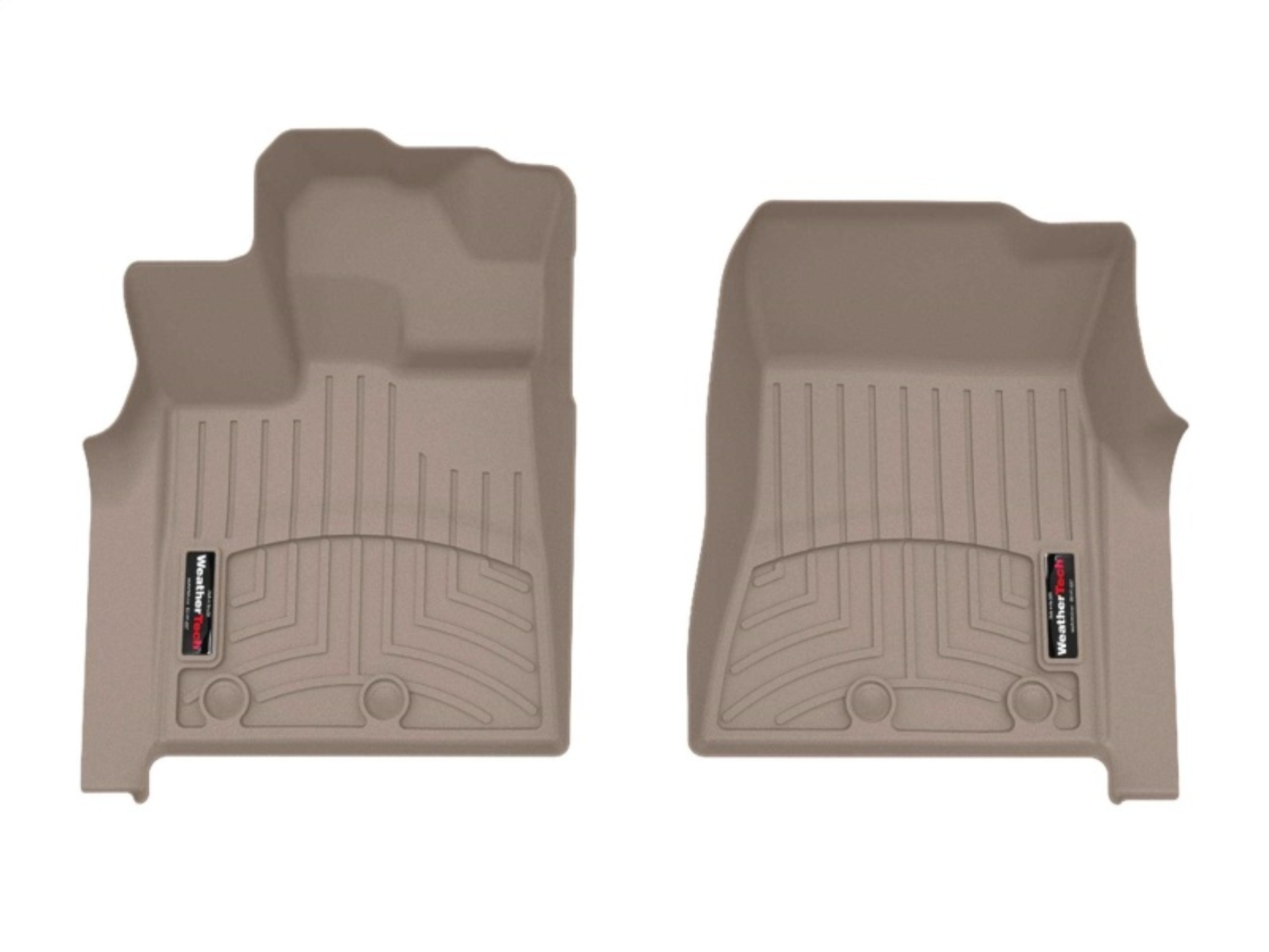 Picture of WeatherTech 2025 Infiniti QX80/Nissan Armada (Bench & Bucket Seats) Front FloorLiner - Tan
