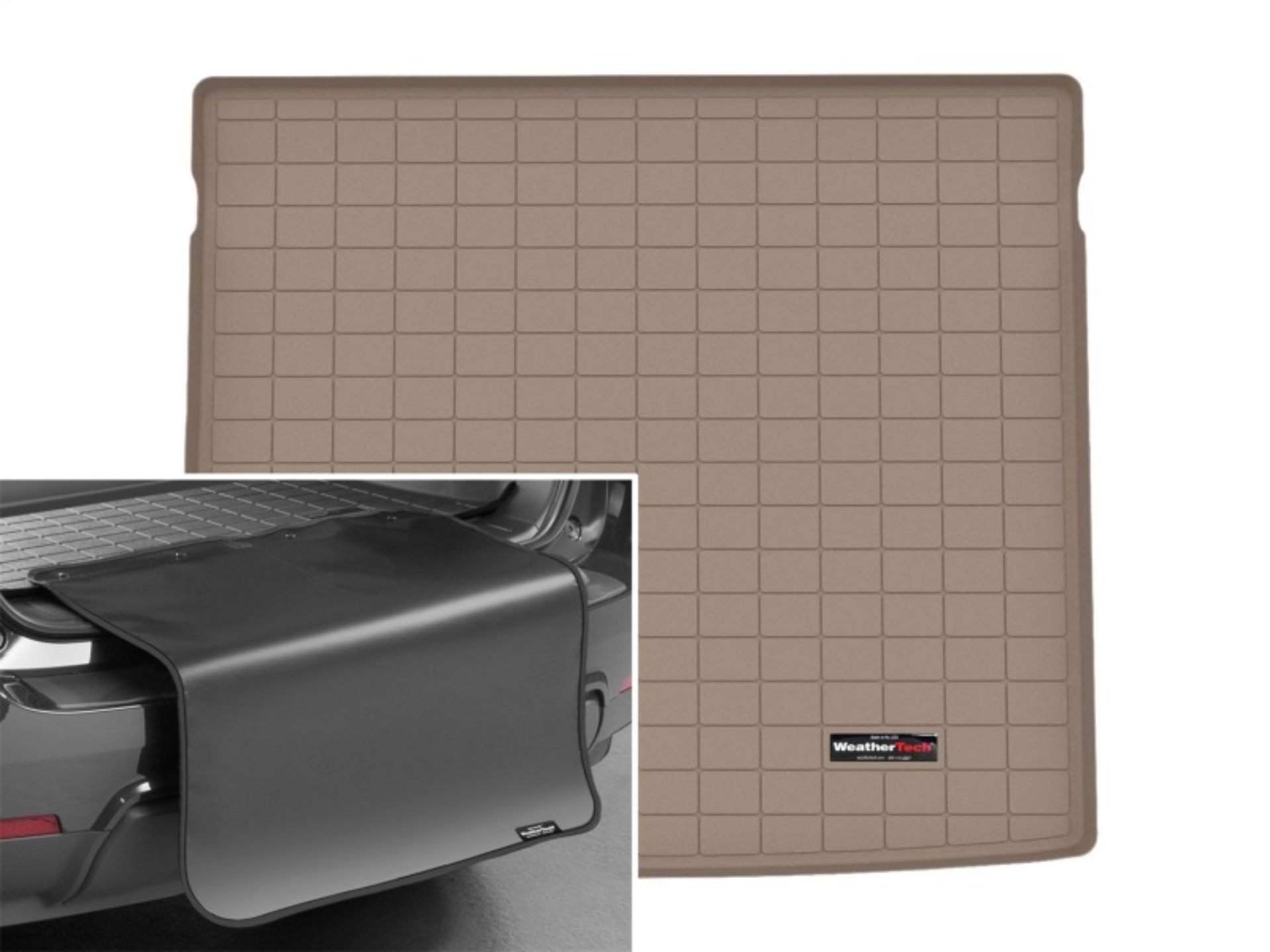 Picture of WeatherTech 24-25 BMW X2 M35i Cargo Liner w/Bumper Protector - Tan