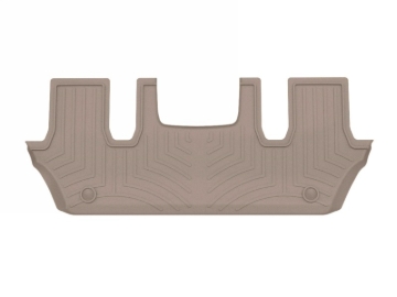 Picture of WeatherTech 2025 Infiniti QX80 (w/Bucket Seats & Full Console) Rear FloorLiner - Black