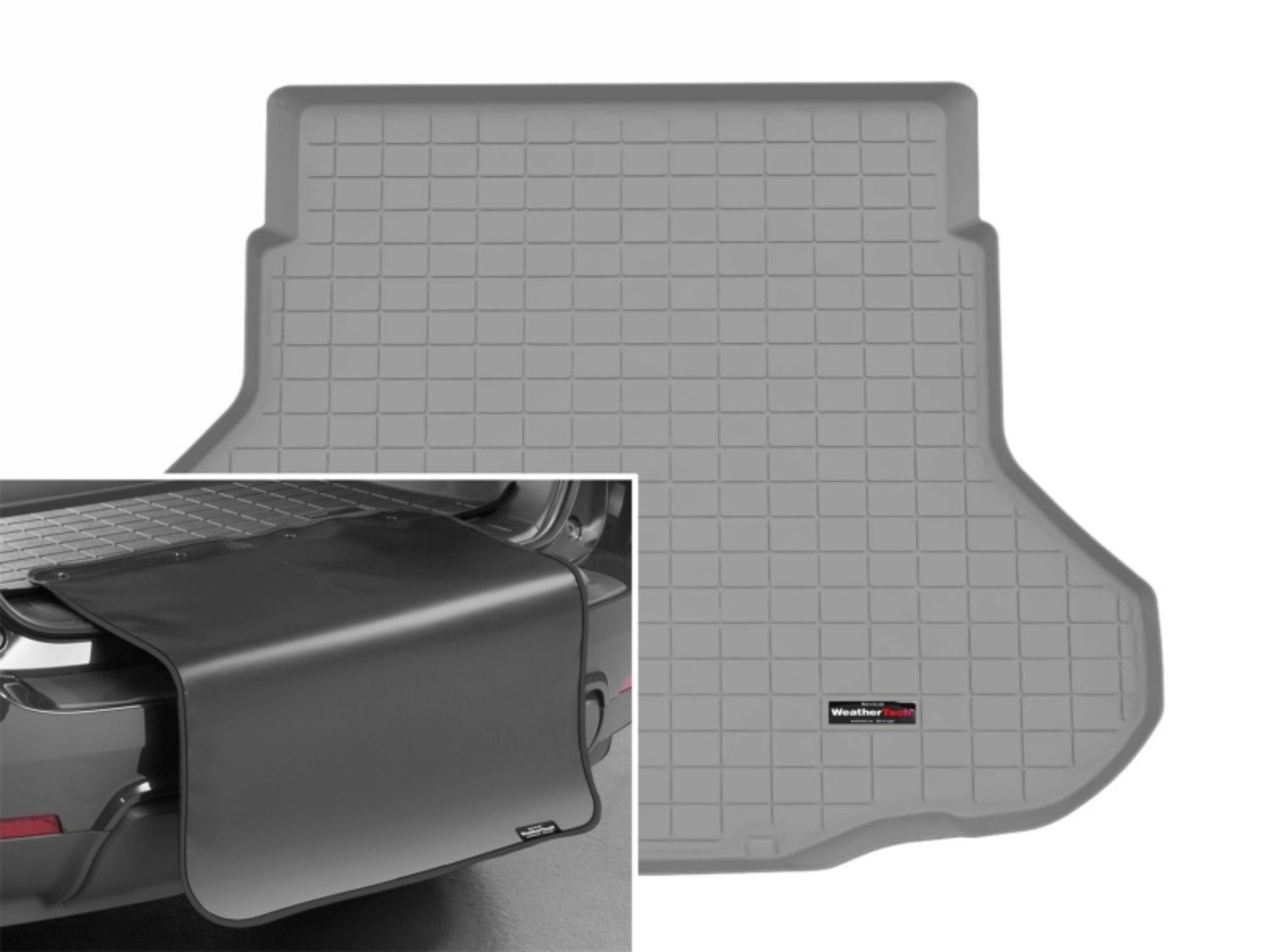 Picture of WeatherTech 2025 Kia K4 Cargo Liner w/Bumper Protector - Black