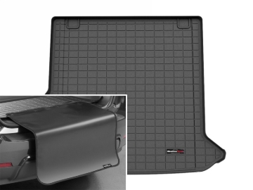 Picture of WeatherTech 24-25 Mercedes-Benz E-Class All-Terrain Wagon Cargo Liner w/Bumper Protector - Black