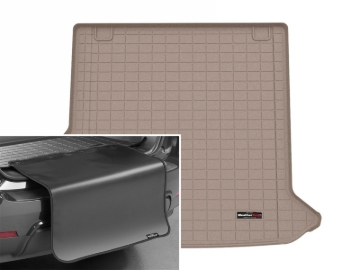 Picture of WeatherTech 24-25 Mercedes-Benz E-Class All-Terrain Wagon Cargo Liner w/Bumper Protector - Tan