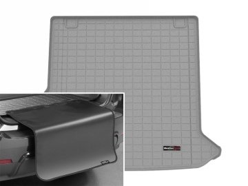 Picture of WeatherTech 24-25 Mercedes-Benz E-Class All-Terrain Wagon Cargo Liner w/Bumper Protector - Grey