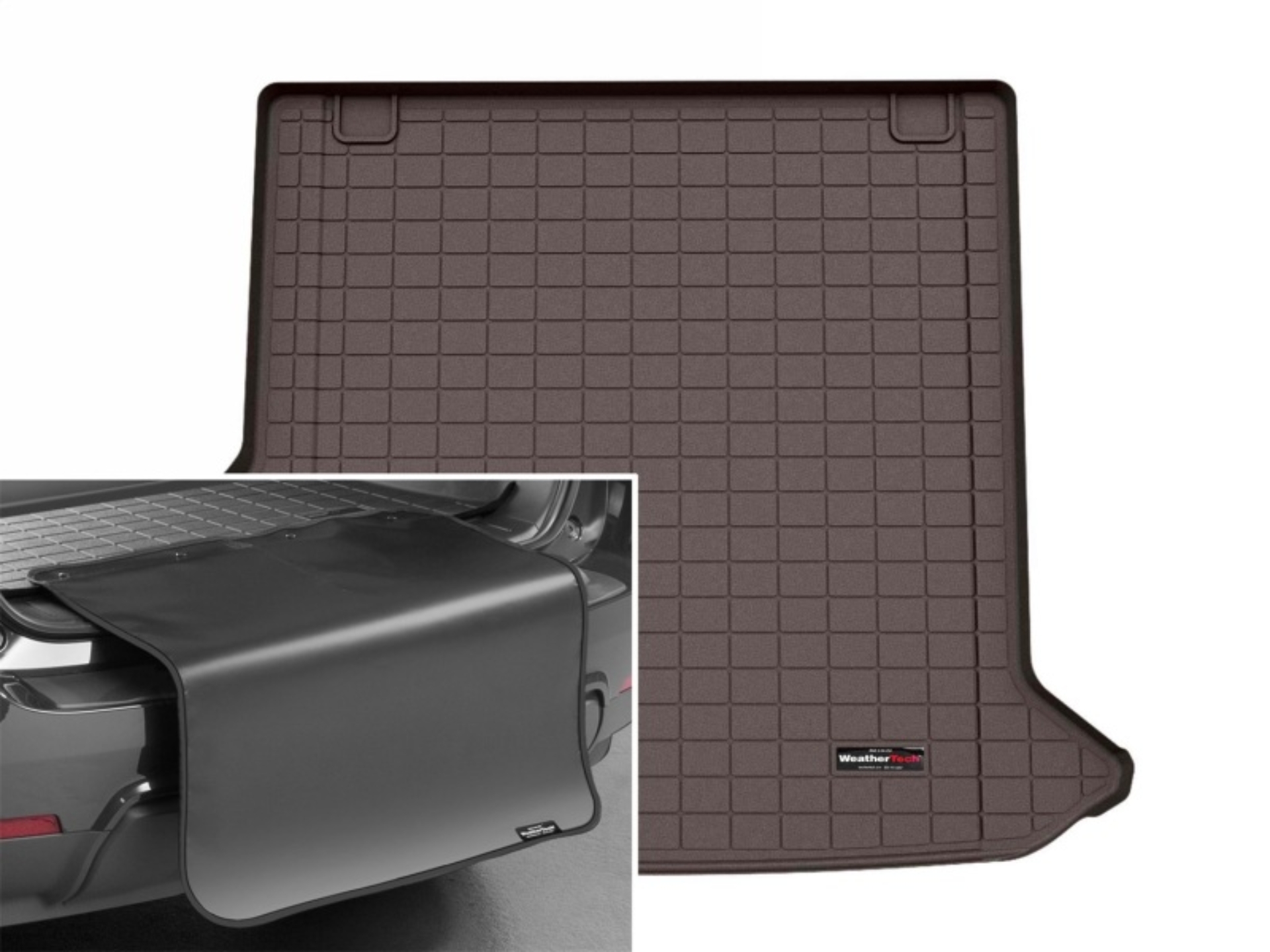 Picture of WeatherTech 24-25 Mercedes-Benz E-Class All-Terrain Wagon Cargo Liner w/Bumper Protector - Cocoa
