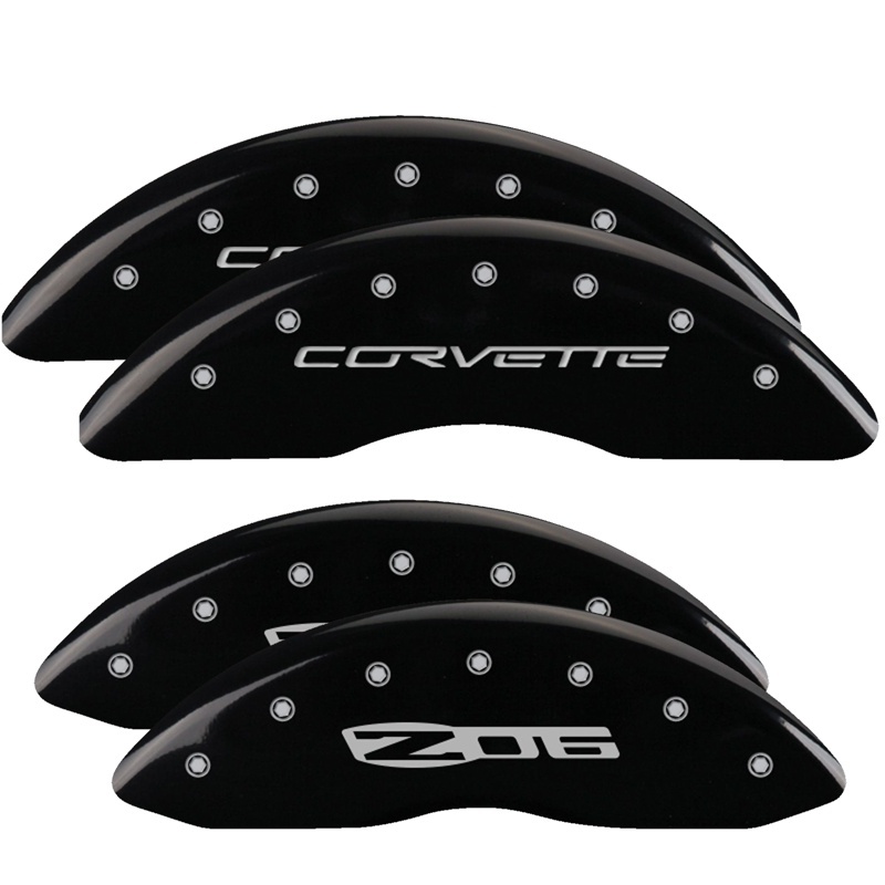 Picture of MGP Caliper Covers 4 Logo Front - 13083SCZ6BK