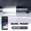 Picture of XK Glow XKmax 10in Offroad Light Bar w/ RGBW Chasing DRL & App Control