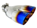 Picture of aFe Takeda 2.5in 304 Stainless Steel Clamp-on Exhaust Tip Passenger Side 2.5in Inlet 4inDual - Blue