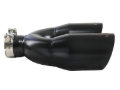 Picture of aFe Takeda 2.5in 304 Stainless Steel Clamp-on Exhaust Tip Passenger Side 2.5in Inlet 4inDual - Black