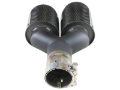 Picture of aFe Takeda 2.5in 304 Stainless Steel Clamp-on Exhaust Tip Passenger Side 2.5in Inlet 4inDual-Carbon