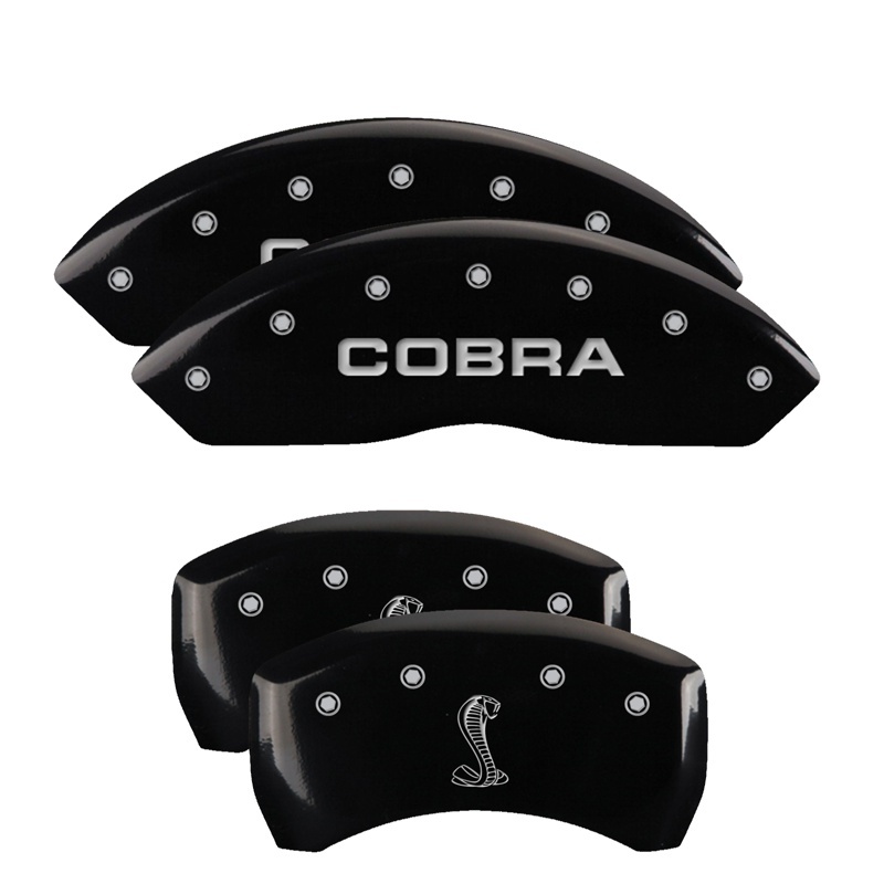 Picture of MGP Caliper Covers 4 Logo Front - 10197SCNKBK
