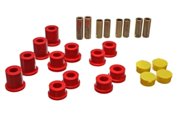 Picture of Energy Suspension 90-97 Mazda Miata Red Front Control Arm Bushing Set