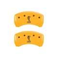 Picture of MGP Rear set 2 Caliper Covers Engraved Rear Snake Yellow finish black ch