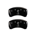 Picture of MGP Rear set 2 Caliper Covers Engraved Rear Tiffany Snake Black finish silver ch