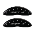 Picture of MGP Front set 2 Caliper Covers Engraved Front SRT4 Black finish silver ch