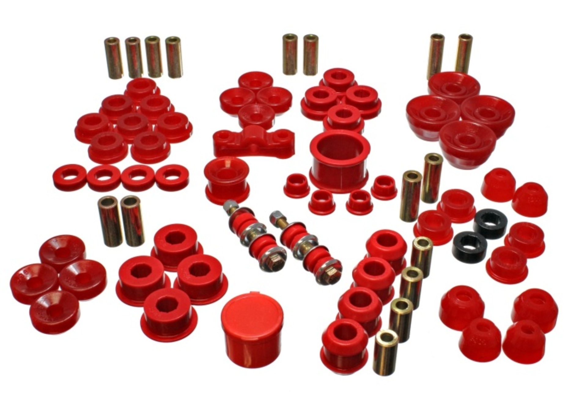Picture of Energy Suspension 90-93 Acura Integra Red Hyper-Flex Master Bushing Set