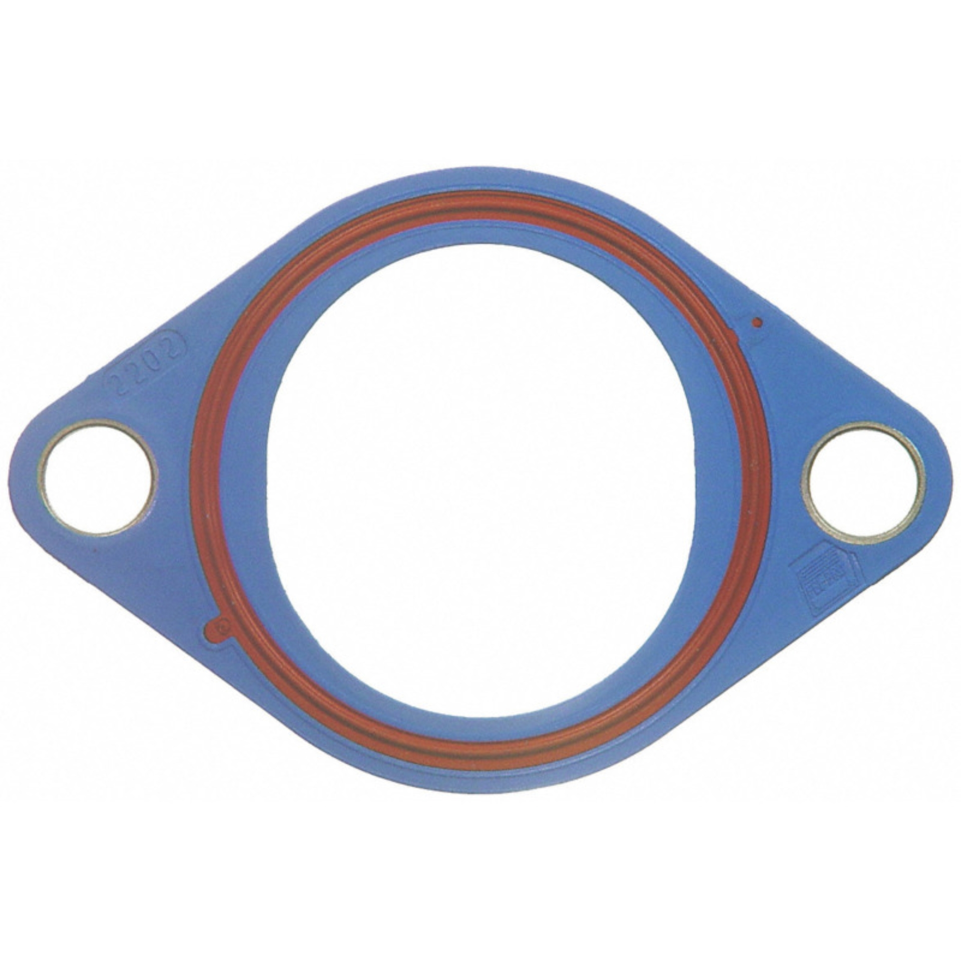 Picture of Fel-Pro Engine Coolant Outlet Gasket w/ Molded Rubber Sealing Bead - 0.125in Thickness