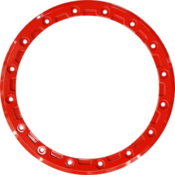 Picture of Raceline Beadlock Ring - Alpha -15in - 16 Hole - 12mm - Red