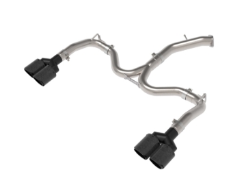 Picture of aFe 22-24 Kia Forte GT 1.6L 3in-2.5in 304 Stainless Steel Axle-Back Exhaust w/ Carbon Fiber Tips