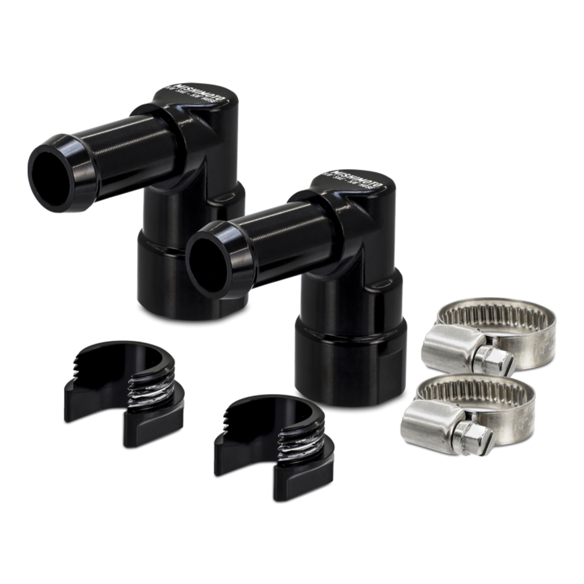 Picture of Mishimoto 2011+ Dodge Durango Heater Supply and Return Hose CNC Fitting Set