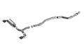 Picture of Borla 20-25 Toyota GR Supra ATAK Cat-Back Exhaust System w/ Black Chrome Tips