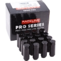 Picture of Raceline Military Lug Nuts - 3/4in -12mm x 1.5in - 16 Pack - Black