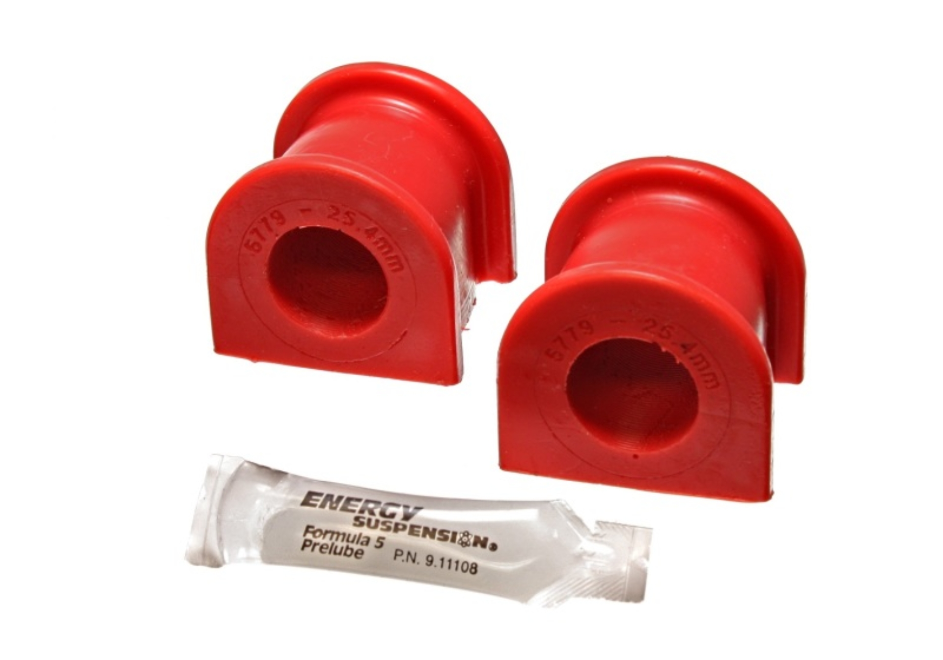 Picture of Energy Suspension 04-05 Acura TSX Red 25.4mm/1in Front Sway Bar Bushing Set