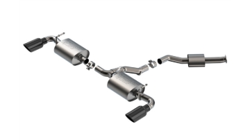 Picture of Borla 19-25 Toyota RAV4 Hybrid 2.25 S-Type Cat Back Exhaust - Black Chrome