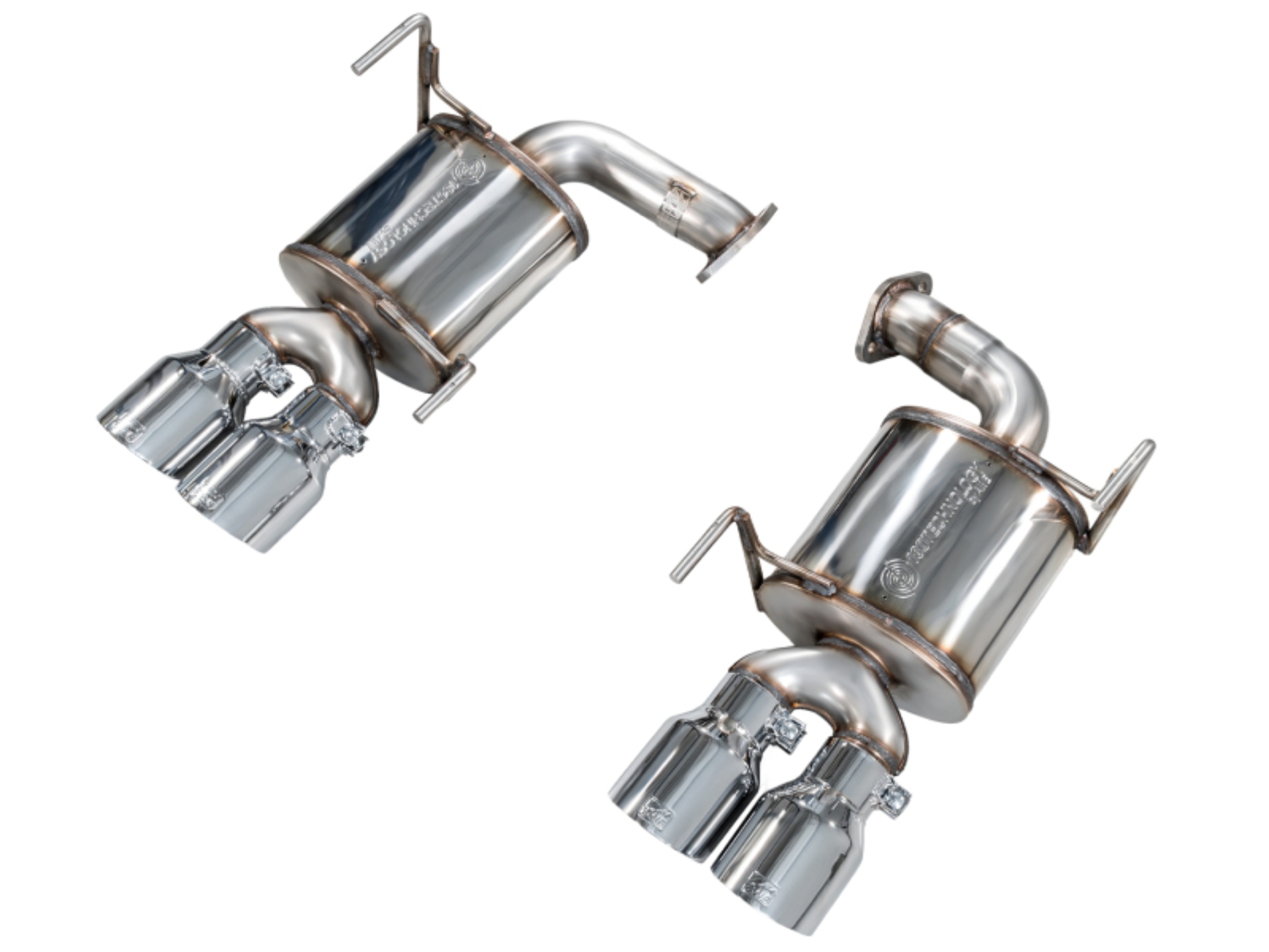 Picture of AWE Tuning 22-25 Subaru VB WRX Touring Edition Axle-Back Exhaust - Chrome Silver Tips