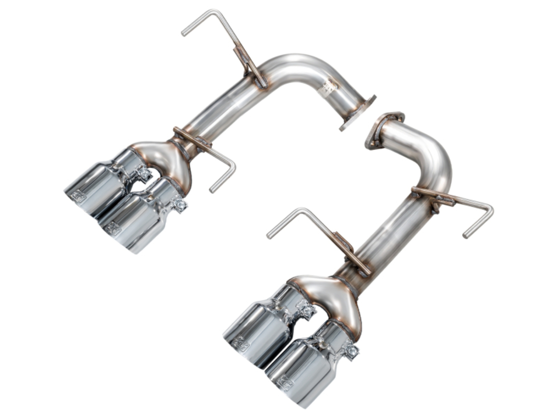 Picture of AWE Tuning 22-25 Subaru VB WRX Track Edition Axle-Back Exhaust - Chrome Silver Tips
