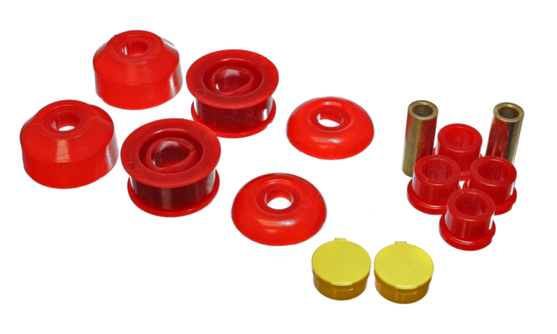 Picture of Energy Suspension 05-07 Scion tC / 03-06 Toyota Corolla/Matrix Red Front Control Arm Bushing Set