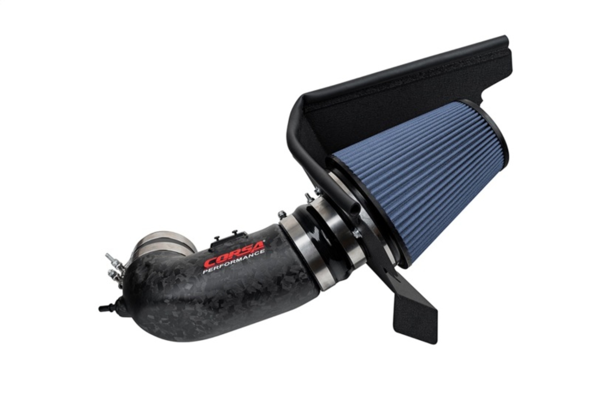 Picture of Corsa 17-24 Chevrolet Camaro ZL1 Matte Forged Carbon Fiber Air Intake w/ MaxFlow 5 Oiled Filter