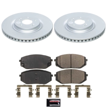 Picture of Power Stop 21-23 Hyundai Sonata Front Z17 Coated Brake Kit