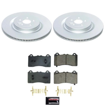 Picture of Power Stop 21-24 Ford Mustang Mach-E Front Z17 Coated Brake Kit