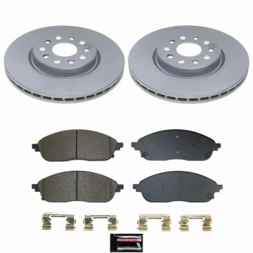Picture of Power Stop 22-24 Jeep Grand Cherokee Front Z17 Coated Brake Kit