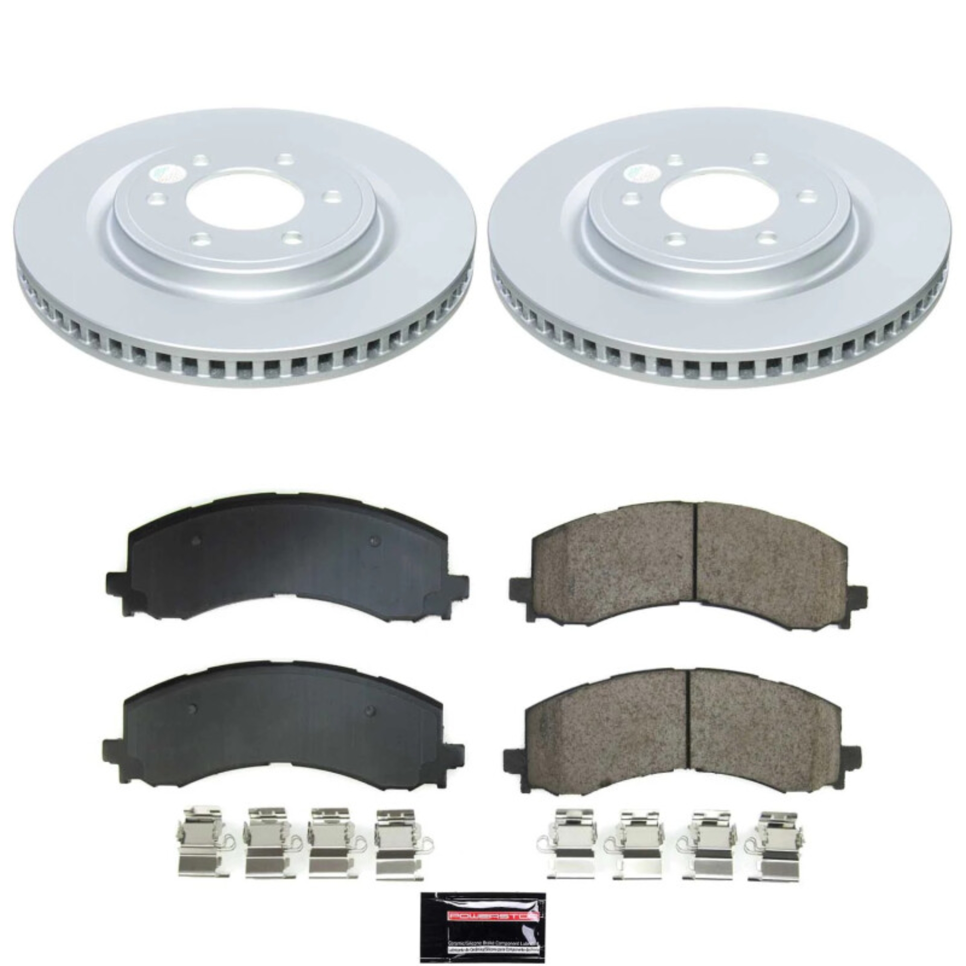 Picture of Power Stop 22-23 Ford F-150 Lightning Front Z17 Coated Brake Kit