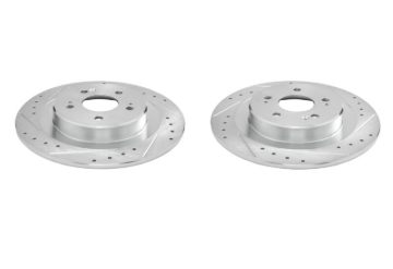 Picture of Power Stop 21-25 Acura TLX Rear Drilled & Slotted Rotor - Pair