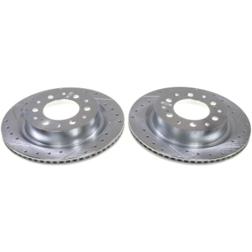 Picture of Power Stop 23-24 Toyota Sequoia Rear Drilled & Slotted Rotor - Pair