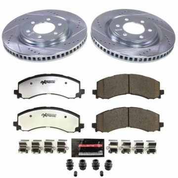 Picture of Power Stop 22-23 Ford F-150 Lightning Front Z36 Truck & Tow Brake Kit