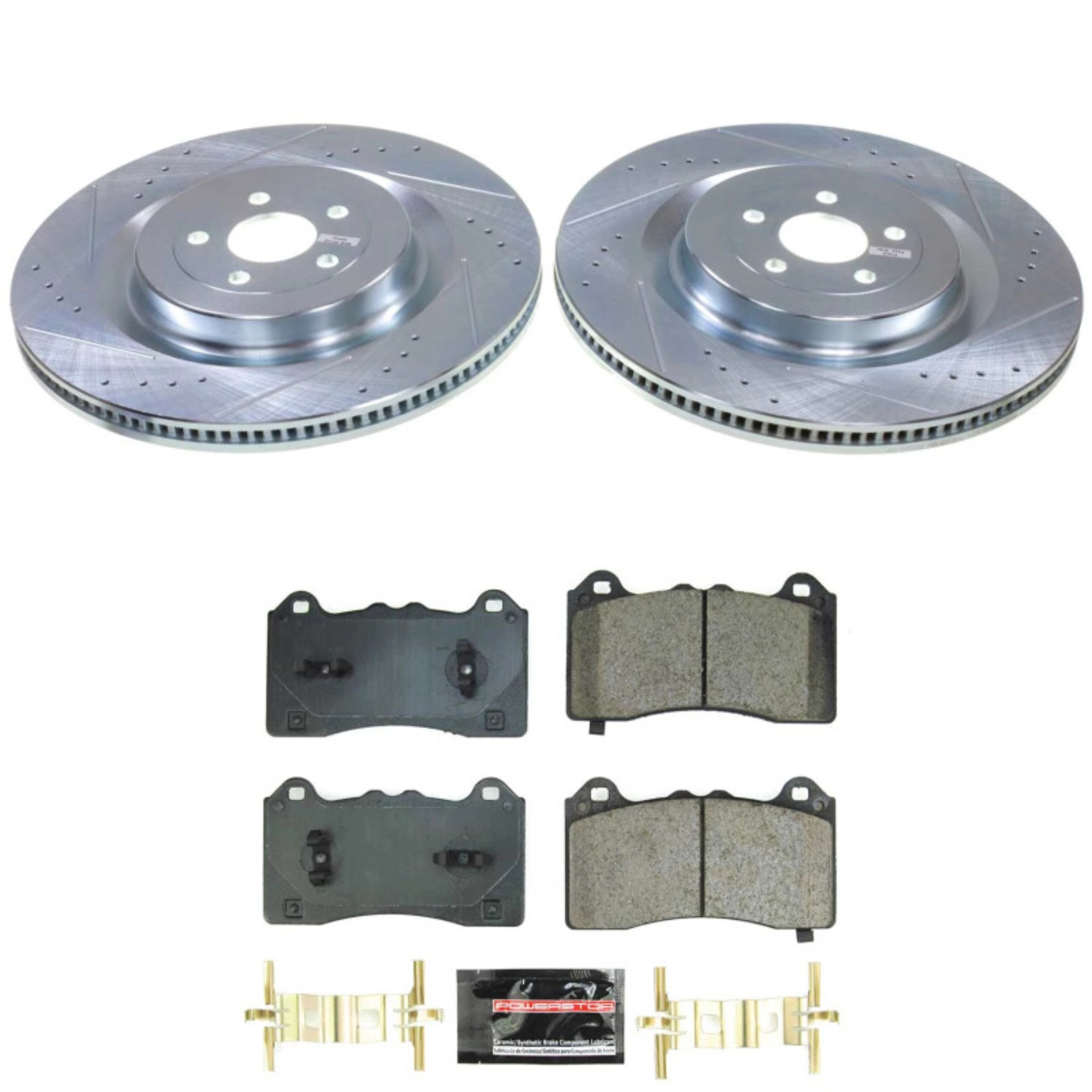 Picture of Power Stop 21-24 Ford Mustang Mach-E Front Z23 Evolution Brake Kit